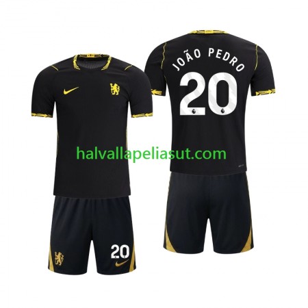 Jalkapallo Pelipaidat/Peliasut Chlesea Joao Pedro 20 Lasten Vieraspaita 2026-2027 Lyhythihainen
